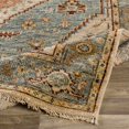 thumbnail image 3 of Boutique Rugs Freeville Traditional Area Rug - Aqua, Lime Green, Ivory - 8' x 10', 3 of 8