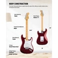 thumbnail image 4 of Guitarra eléctrica Fender Standard Stratocaster Red con paquete, 4 of 9
