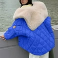 thumbnail image 4 of Kiplyki Save Big Women's Winter Coat Solid Color Long Sleeves Pocket Keep Warm Jacket Coat, 4 of 7