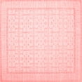 thumbnail image 1 of Ahgly Company Indoor Square Oriental Red Traditional Area Rugs, 8' Square, 1 of 4