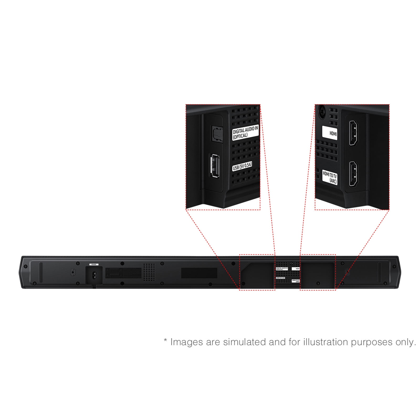 Samsung B-series 3.1 Ch DTS Virtual:X Soundbar with Subwoofer HW-B62WF/ZA 2025