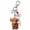 G, variant on A Little Highland Cow for You Keychain, 4th of July Cure 3D Resin Cow Keychain Bag Charm with Birthstone Charm Inspirational Gift for Men Women