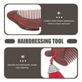thumbnail image 3 of IBASETOY 1Set Brown Wooden Comb for Hair Smoothing and Durable Use by Lovers, 3 of 8