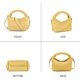 thumbnail image 2 of LHSHID Women Woven Tote Small Crossbody Bag, Weave Quilted Purse Square Shoulder Bag Woven Handbag with Detachable Strap, 2 of 6