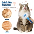 thumbnail image 2 of Pet Grooming Deshedding Brush for Dogs Cats, Short & Long Hair, Gentle Shedding Comb for Indoor Cats Puppies Kittens, 2 of 5