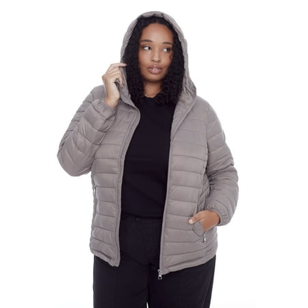Alpine North, Yoho Plus - Women's Vegan Down Packable Puffer (Plus Size) - Lightweight, Weather-Resistant Jacket With Hood and Carry Bag