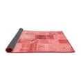 thumbnail image 2 of Ahgly Company Indoor Square Patchwork Red Transitional Area Rugs, 3' Square, 2 of 4