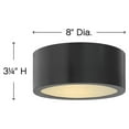 thumbnail image 4 of Hinkley Lighting - Luna - 8W LED Small Outdoor Flush Mount in Modern Style - 8, 4 of 5