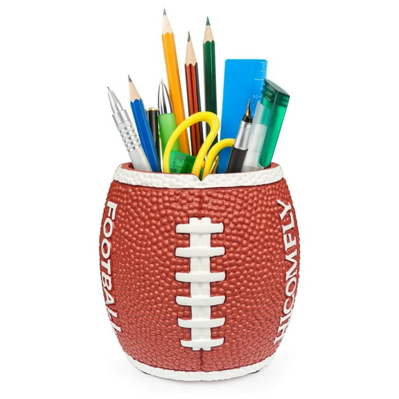 Portalápices Caddy HicomFly Football, de resina, 11 x 11 cm, 0,7 kg