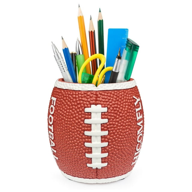 Portalápices Caddy HicomFly Football, de resina, 11 x 11 cm, 0,7 kg