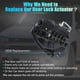 thumbnail image 3 of Motor actuador Unique Bargains cerradura de puerta eléctrica delantera izquierda Ford Focus 2012-2018 negro, 3 of 7