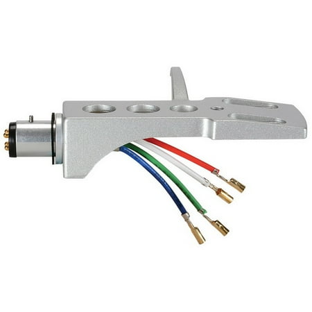 Gold Headshell - A-T Style Phono Headshell with Lead Wires & Gold Plated Contacts
