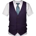thumbnail image 1 of Xishao Camiseta de verano para hombre, con estampado 3D, diseño de moño y moño en 3D, divertido, a la moda, retro, manga corta T30. One Size-L T30. One Size-L Xishao ropa, 1 of 2