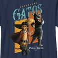 thumbnail image 2 of Boy's Puss in Boots: The Last Wish Adventure Gatos  Graphic Tee Navy Blue X Large, 2 of 4