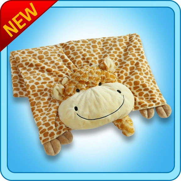 Pillow Pet Jolly Giraffe Blanket Plush Toy Gift