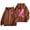Brown, variant on 2024 Fashion Women's Autumn And Winter Cancer Day Ribbon Feather Print Zipper Long Sleeve Pocket Drawstring Casual Sports Hooded Sweatshirt Hooded Women Pullover Clothe Top Sweatshirt Hoodies Sleep