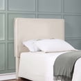 thumbnail image 2 of Izzy Upholstered Twin Panel Headboard Sand, 2 of 8