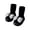 A-Black283, variant on JAJAHO Baby Girls Socks Shoes Toddler Walking Shoes High-Top With Cute Bowknot Design For Kids Girl 1-3T Versatile Shoe