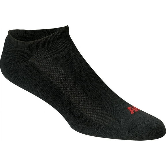 A4 Performance No Show Socks For Men in Black | S8001