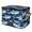 Multicolor 3, variant on ADECORIVY Cartoon Sloth Storage Bin with Lid Fabric Colorful Flower Leaves Foldable Storage Baskets Boxes for Clothes Shelves Closet Organizer Containers with Leather Handles for Wardrobe