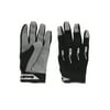 Race-Driven ATV MX Off Road Silicone Fingertip Riding Gloves Black Large