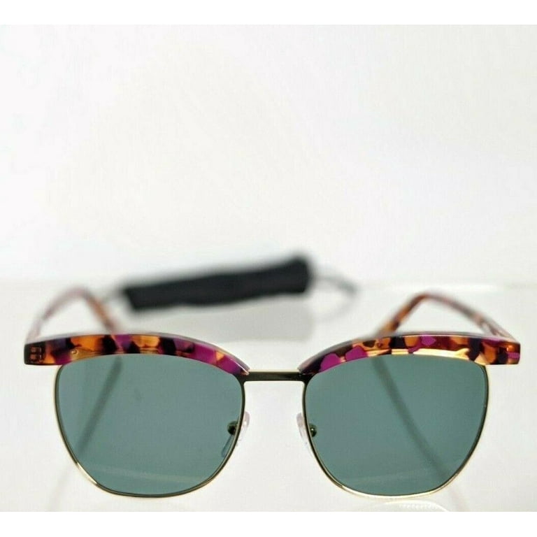 Bob Sdrunk PURPLE TORTOISE Grace 54/LG Sunglasses Bob Sdrunk Grace 54-LG Purple Tortoise Frame / Green Lens  main image 4