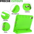 thumbnail image 5 of AVAWO Kids Case for iPad Mini 7 (A17 Pro) 2024 8.3 inch, Mini 6 2021 with Built-in Screen Protector, Shockproof Lightweight Handle Stand Cover, Green, 5 of 9