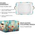 Hotbar 2PCS Storage Basket Flower Painting Large Foldable Storage Bin