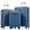 Blue, variant on Hard Shell Luggage Premium ABS Travel Luggage Set , 3-Piece TSA Lock Suitcase Ensemble with 20, 24, and 28 Inch Sizes with 360° Spinner Wheels, grey green,Carry On Hard Shell Luggage