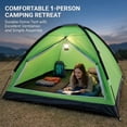 thumbnail image 3 of Camping Tent 1/2 Person Small Tents Lightweight Waterproof Adult Kids Tent Outdoor, 3 of 8