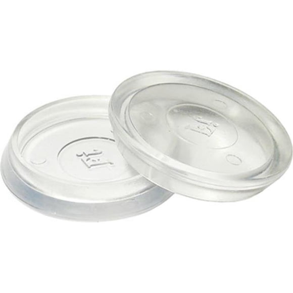 Richelieu Gobelets en Plastique 1.5 Po. TruGuard Base Ronde Lisse, Transparent - Lot de 4