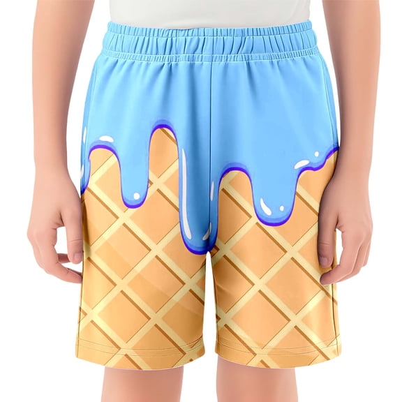 Shadoumai Toddler Boy Shorts 5t Animal Print Elastic Waist Cotton Boys Short Pants Loose Short Trousers Spring Summer Shorts