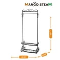 thumbnail image 7 of Mango Steam Modern Brighton Shoe and Coat Rack Organizer, Black, 7 of 7