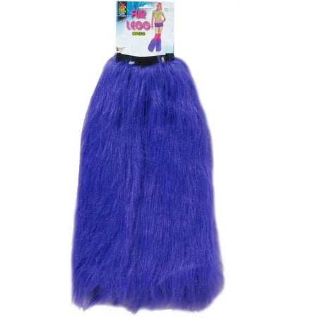 Furry Leg Warmers, Purple