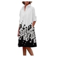 thumbnail image 1 of Birdeem Robes Mi-Longues Imprimées pour Femmes Robes à Manches, 1 of 9