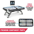 thumbnail image 4 of MD Sports Titan 7.5' Air Powered Hockey Table, Overhead Scorer, Black/Silver, 4 of 11