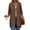 Brown, variant on Zeagoo Women's Zip Up Long Hoodies Oversized Fleece Long Sleeve Sweatshirts Casual Fall Jacket Coat with Pocket