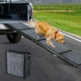 thumbnail image 1 of Furggis 67" Dog Car Ramps Large Dogs,Foldable Dog SUV & Truck Ramp with Non-Slip Rug Surface,Pet Ramp Stairs for Outdoor Steps,Extra Long Dog Ramps for Medium & Large Dogs Get Into a Car, SUV & Truck, 1 of 7