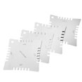 thumbnail image 3 of Stainless Steel Guitar Radius Gauge Measuring Tool Set for Guitar Repair 4Pcs, 3 of 5