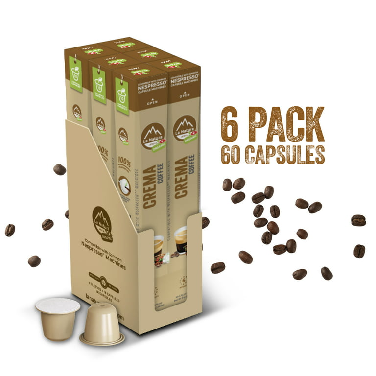 Capsules OK compost compatibles Nespresso® bio 100% arabica - Puissant