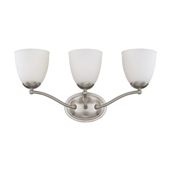 60/5033 Nuvo Lighting Patton-3 Light Vanity Fixture-21 Inches Wide by 10 Inches High