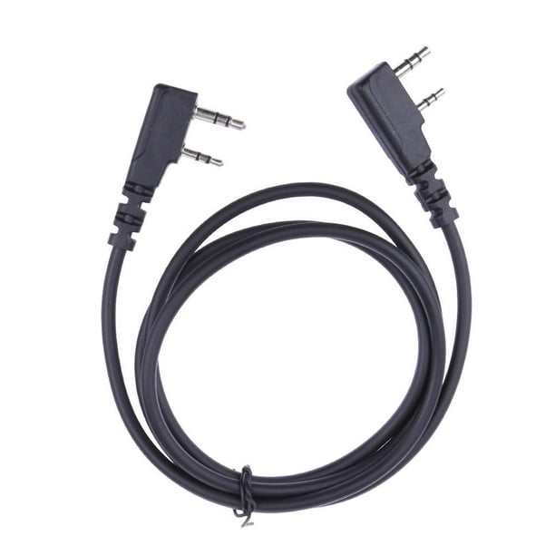 Likrtyny Cable Copia Clonado 2 Pines para Radio 2 Vías Puxing Wouxun Linton