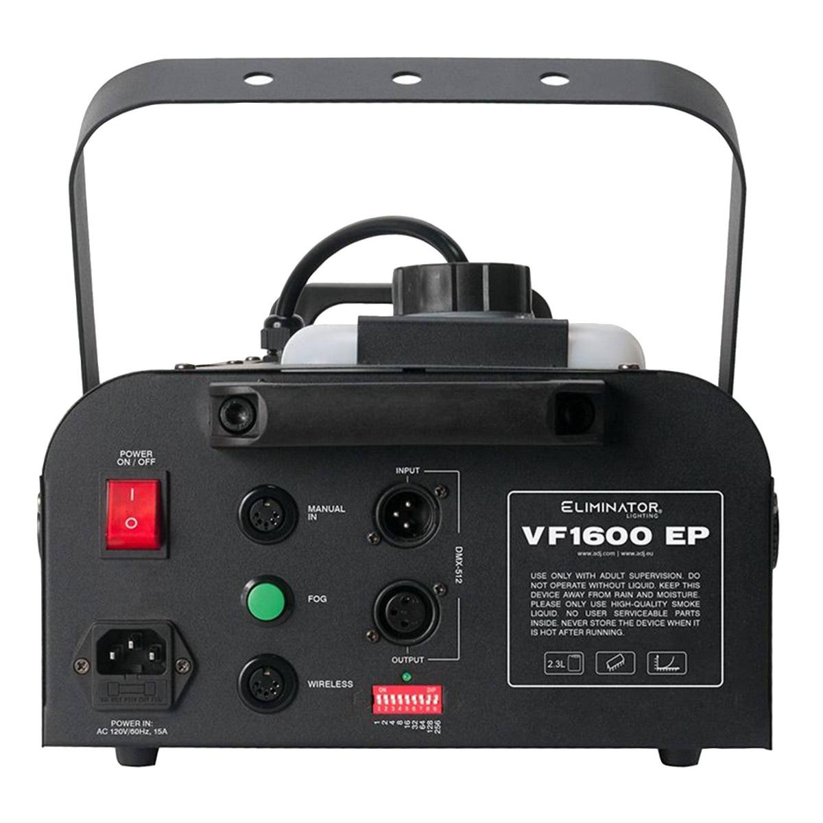 Eliminator Lighting VF1600 EP Mobile DMX Fog Machine with Variety Fog Juice Package
