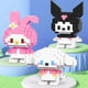 thumbnail image 4 of Nuevos bloques de construcción de figuras de dibujos animados de Sanrio Hello Kitty Melody y Disney Stitch, modelo ensamblado, ladrillos de juguete, regalos para niños, 4 of 5