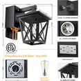 thumbnail image 6 of Porch Lights with Outlet, Dusk to Dawn Outdoor Light with Outlet Built-in, Waterproof Anti-Rust Aluminum Outside Light with GFCI Outlet, Wall Sconce Light with Plug for Front Door, 6 of 9