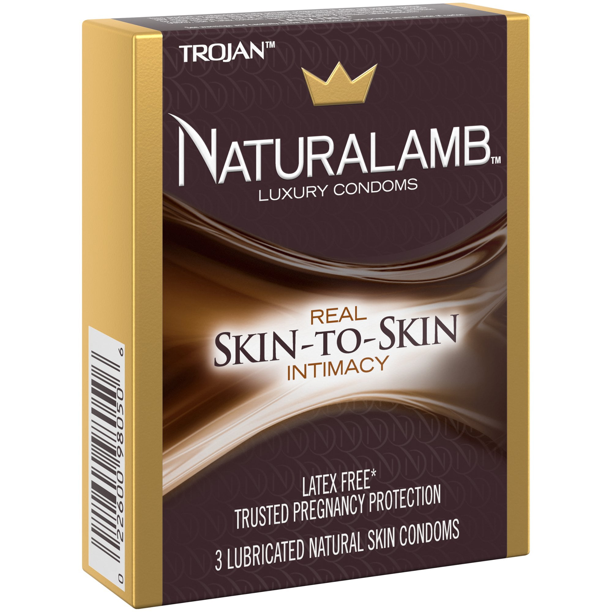 Trojan NATURALAMB Silver Lunamax Pocket Case Premium Non Latex trojan-naturalamb-silver-lunamax-pocket-case-premium-non-latex
