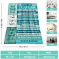 thumbnail image 3 of Teacher Gifts for Teacher Women, Best Teacher Gifts for Women, Teacher Appreciation Gifts, Teacher Blanket 60"X50", Teachers Day for Women Men Teacher Throw Blanket, 3 of 6