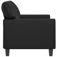 thumbnail image 2 of vidaXL 2-Seater Sofa Black 120 cm Faux Leather, 2 of 5