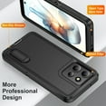 thumbnail image 2 of Dteck For Motorola Moto G Power 2025 Case with Built-in Kickstand + Lanyard, Shockproof/DropProof Military Grade Protective Cover For Moto G Power 5G 2025,Black, 2 of 7