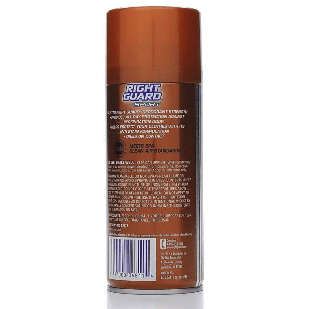 3 Pack - Right Guard Sport Deodorant, Aerosol, Original 8.5 oz